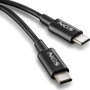 NGS Cable USB-C a USB-C ZYRO 60W-1 de 1m, 60W, Negro